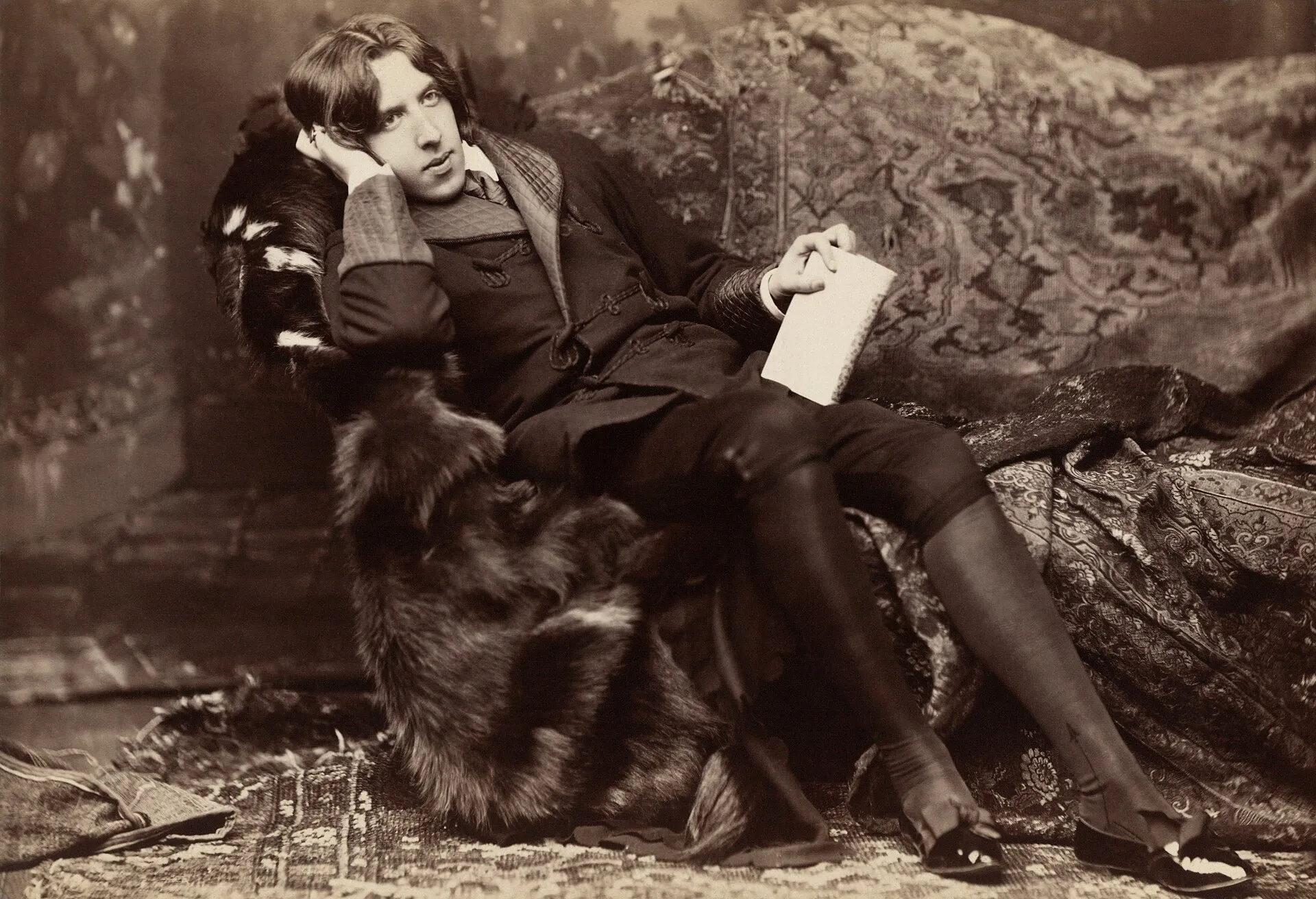 Historische Fotografie von Oscar Wilde